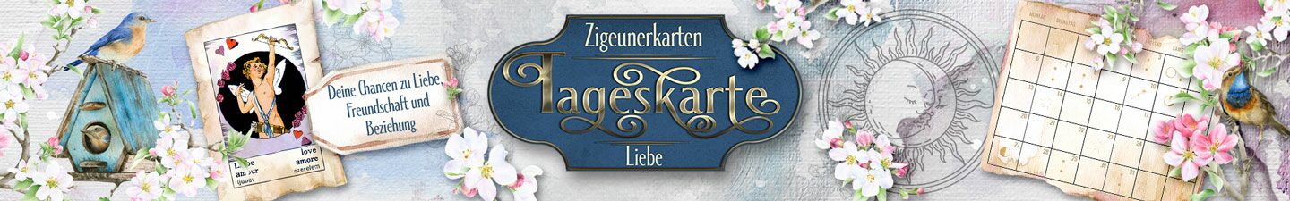 Zigeunerkarten kostenlose Tageskarte Gefühle und Liebe - Kartenlegen